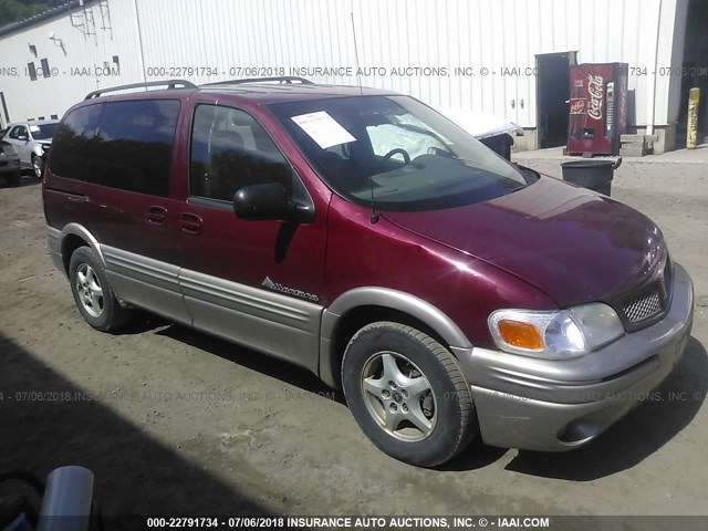 1GMDU03E24D128070 - 2004 PONTIAC MONTANA MAROON photo 1