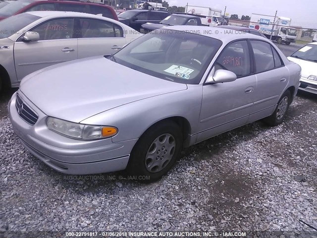 2G4WB52K021164397 - 2002 BUICK REGAL LS SILVER photo 2