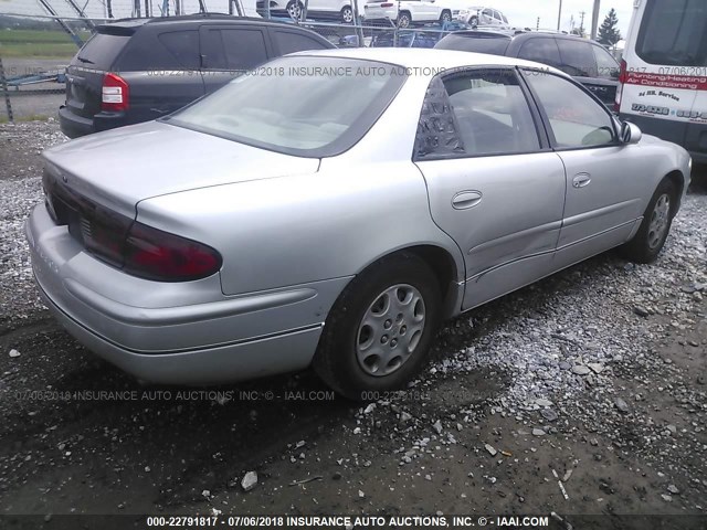 2G4WB52K021164397 - 2002 BUICK REGAL LS SILVER photo 4