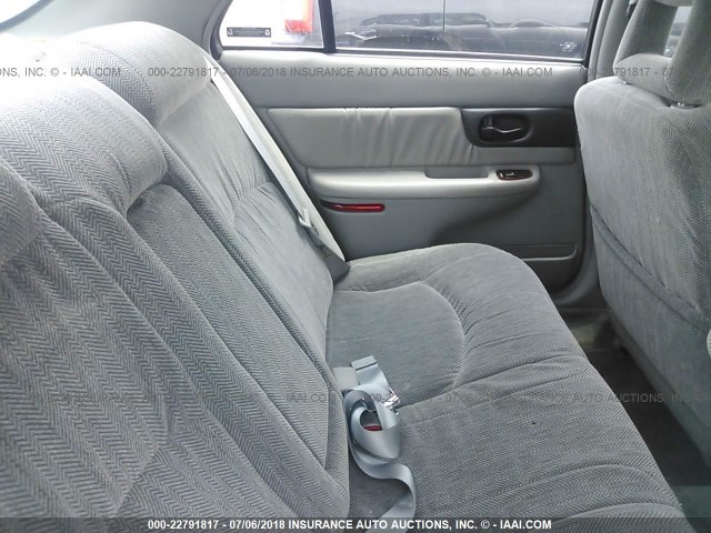 2G4WB52K021164397 - 2002 BUICK REGAL LS SILVER photo 8