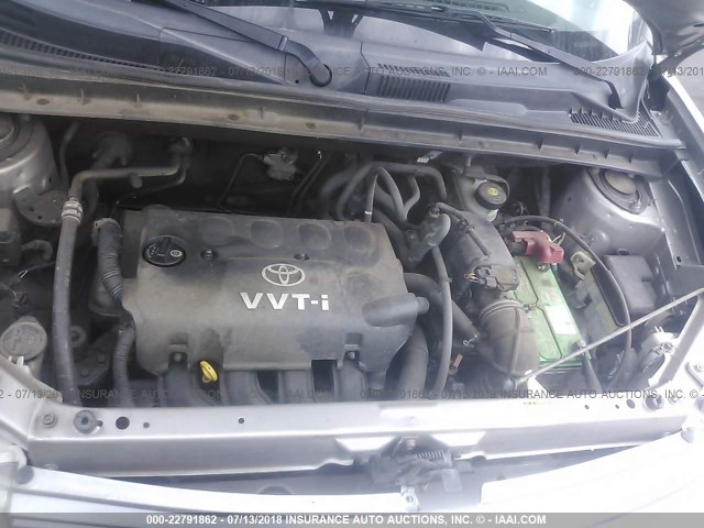 JTLKT324X64070791 - 2006 TOYOTA SCION XB Silber Foto 10