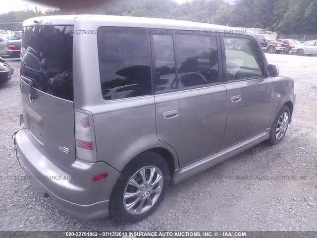 JTLKT324X64070791 - 2006 TOYOTA SCION XB Silber Foto 4