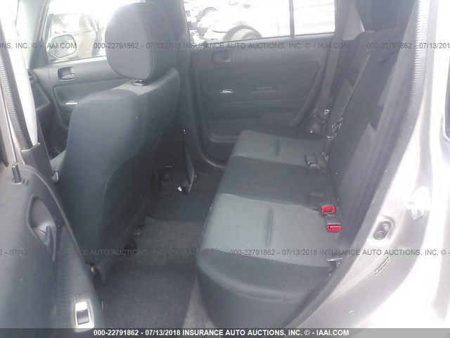 JTLKT324X64070791 - 2006 TOYOTA SCION XB Silber Foto 8