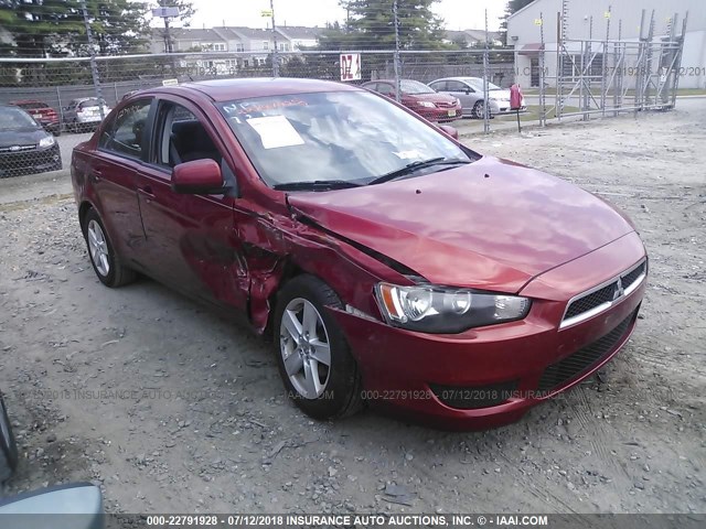 JA3AU26U88U005996 - 2008 MITSUBISHI LANCER ES RED photo 1