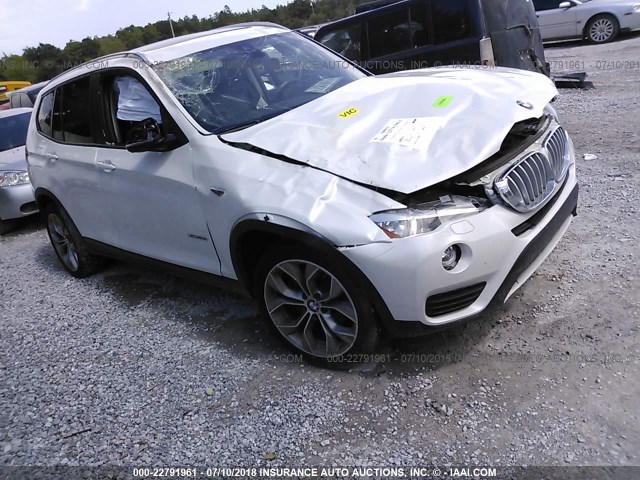 5UXWX9C57G0D75140 - 2016 BMW X3 XDRIVE28I WHITE photo 1