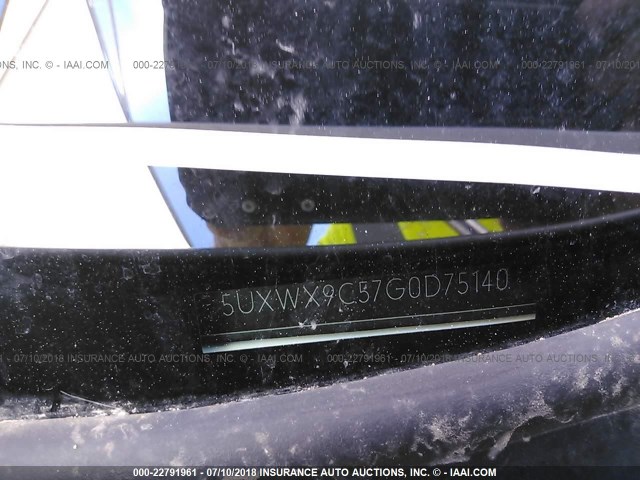 5UXWX9C57G0D75140 - 2016 BMW X3 XDRIVE28I WHITE photo 9
