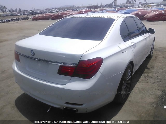 WBAKA8C51ACY35906 - 2010 BMW 750 I WHITE photo 4