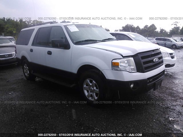 1FMJK1G56DEF19726 - 2013 FORD EXPEDITION EL XL WHITE photo 1