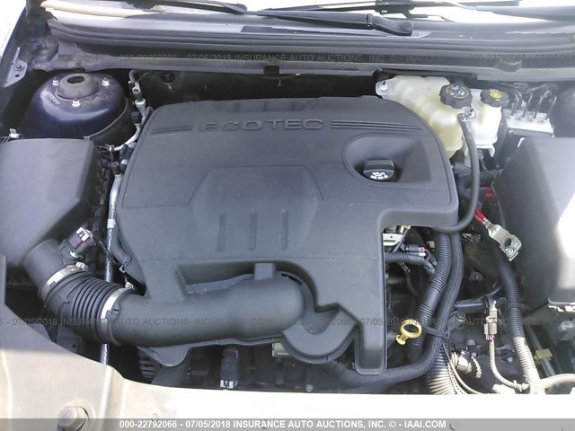 1G1ZC5E16BF301524 - 2011 CHEVROLET MALIBU 1LT BLUE photo 10