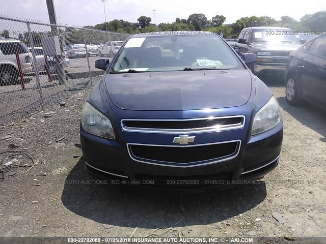 1G1ZC5E16BF301524 - 2011 CHEVROLET MALIBU 1LT BLUE photo 6