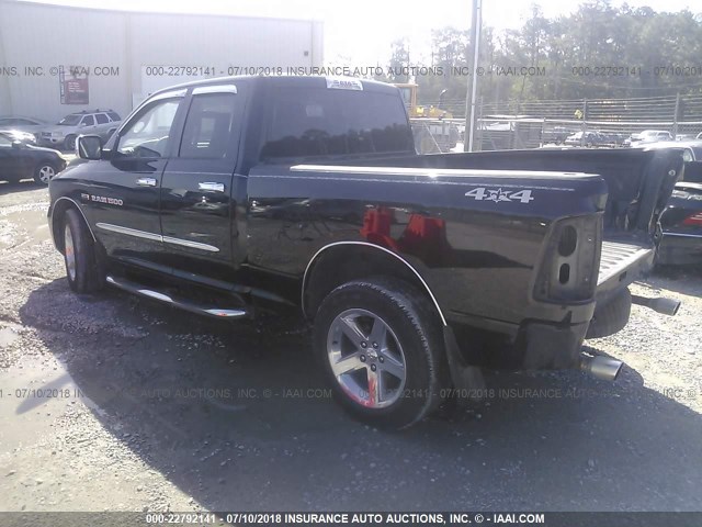 1C6RD7FT6CS275510 - 2012 DODGE RAM 1500 ST BLACK photo 3