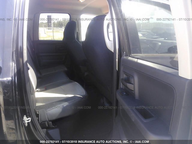 1C6RD7FT6CS275510 - 2012 DODGE RAM 1500 ST BLACK photo 8