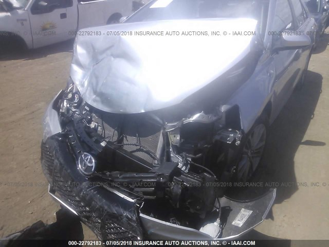 4T1BF1FK9GU611679 - 2016 TOYOTA CAMRY LE/XLE/SE/XSE SILVER photo 6