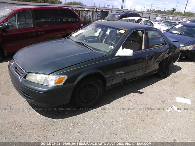 4T1BG22K21U109189 - 2001 TOYOTA CAMRY CE/LE/XLE 绿色 照片 2