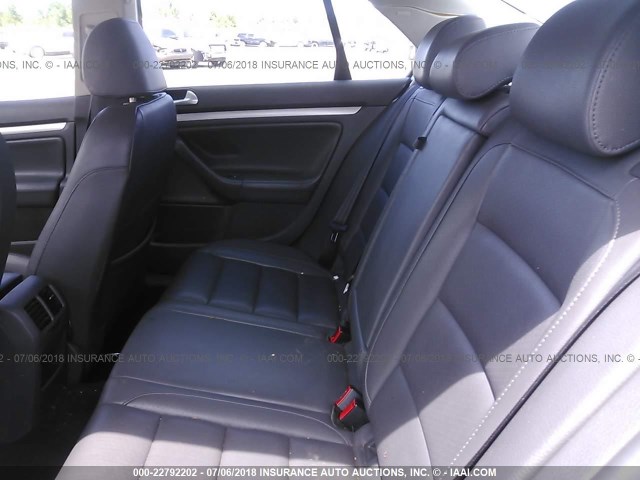 3VWEF71K27M186982 - 2007 VOLKSWAGEN JETTA WOLFSBURG 银色 照片 8