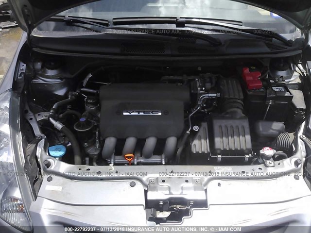 JHMGD38637S049932 - 2007 HONDA FIT S 银色 照片 10