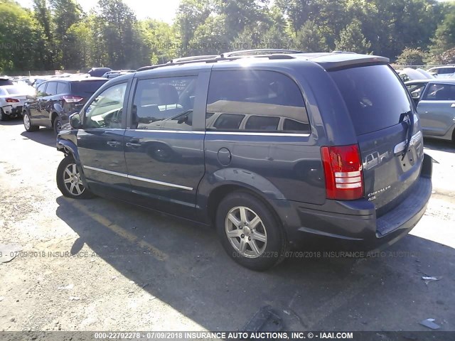2A8HR54X59R640293 - 2009 CHRYSLER TOWN & COUNTRY TOURING BLUE photo 3