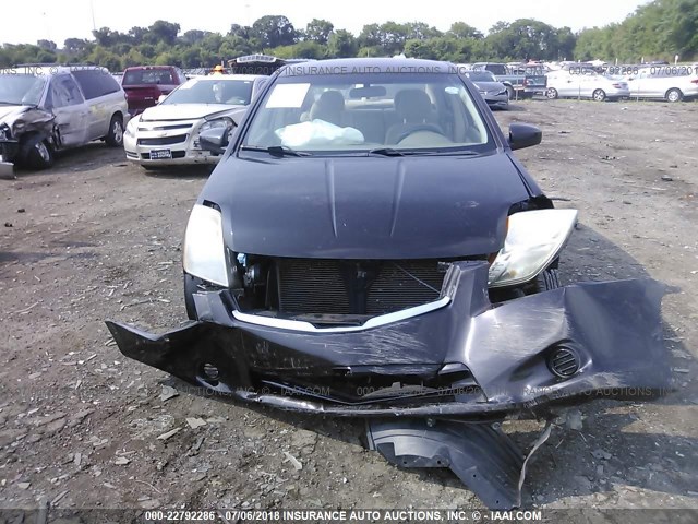 3N1AB6AP2AL724762 - 2010 NISSAN SENTRA 2.0/2.0S/SR/2.0SL BLACK photo 6