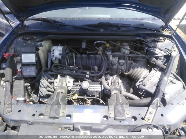 2G1WX15K239327928 - 2003 CHEVROLET MONTE CARLO SS ლურჯი ფოტო 10