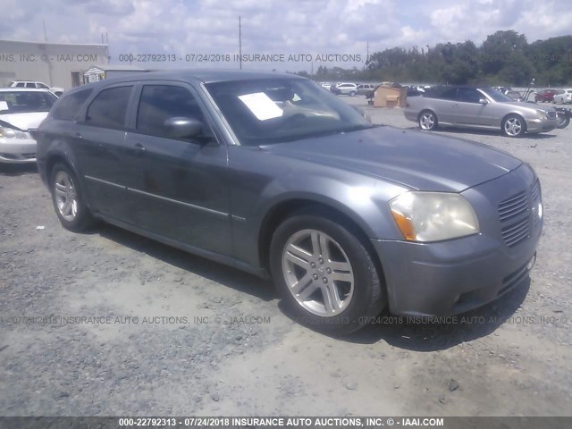 2D8GV57286H387259 - 2006 DODGE MAGNUM R/T BLUE photo 1