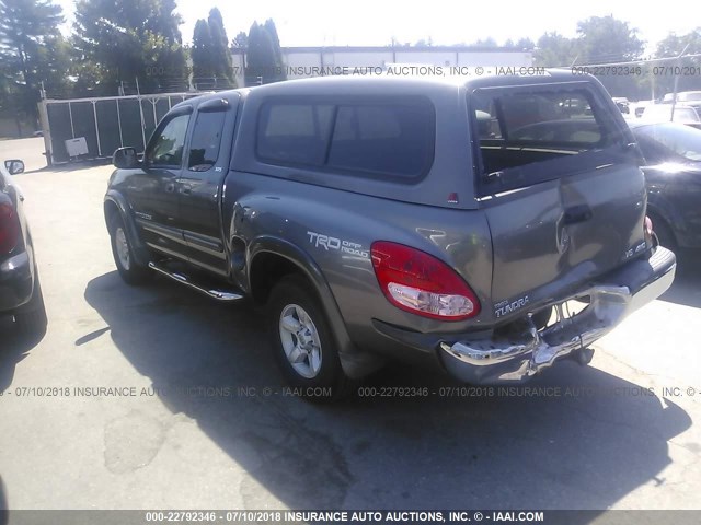 5TBBT44105S464820 - 2005 TOYOTA TUNDRA ACCESS CAB SR5 BROWN photo 3