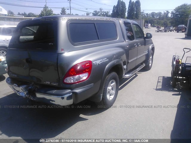 5TBBT44105S464820 - 2005 TOYOTA TUNDRA ACCESS CAB SR5 BROWN photo 4