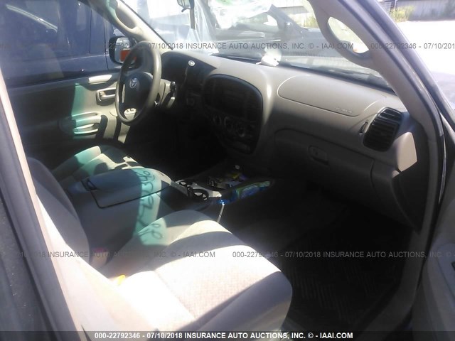 5TBBT44105S464820 - 2005 TOYOTA TUNDRA ACCESS CAB SR5 BROWN photo 5