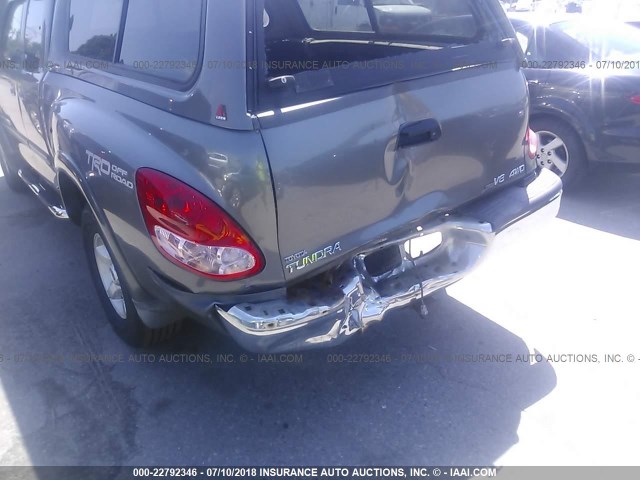 5TBBT44105S464820 - 2005 TOYOTA TUNDRA ACCESS CAB SR5 BROWN photo 6