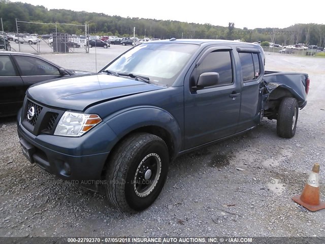 1N6AD0EV4DN736443 - 2013 NISSAN FRONTIER S/SV/SL/PRO-4X BLUE photo 2