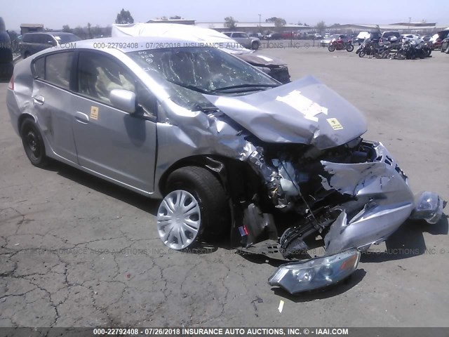 JHMZE2H54BS011481 - 2011 HONDA INSIGHT LX SILVER photo 1