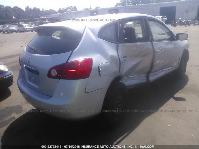 JN8AS5MV5DW649835 - 2013 NISSAN ROGUE S/SV GRAY photo 4