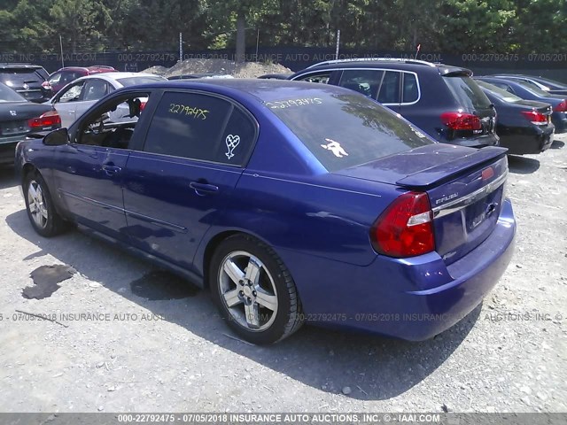 1G1ZU538X6F147886 - 2006 CHEVROLET MALIBU LTZ ლურჯი ფოტო 3