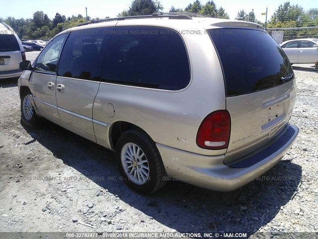 1C4GP54L5YB576727 - 2000 CHRYSLER TOWN & COUNTRY LXI GOLD photo 3