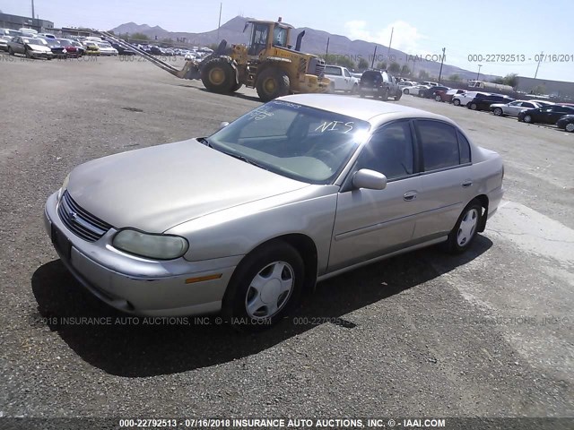 1G1NE52J1Y6146046 - 2000 CHEVROLET MALIBU LS თაფლისფერი ფოტო 2