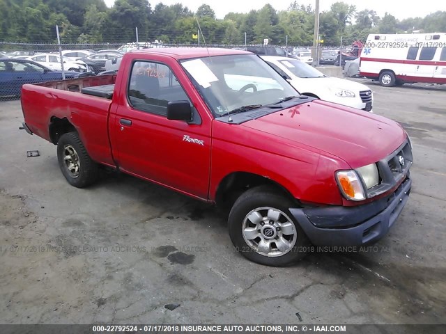 1N6DD21S6XC323878 - 1999 NISSAN FRONTIER XE RED photo 1