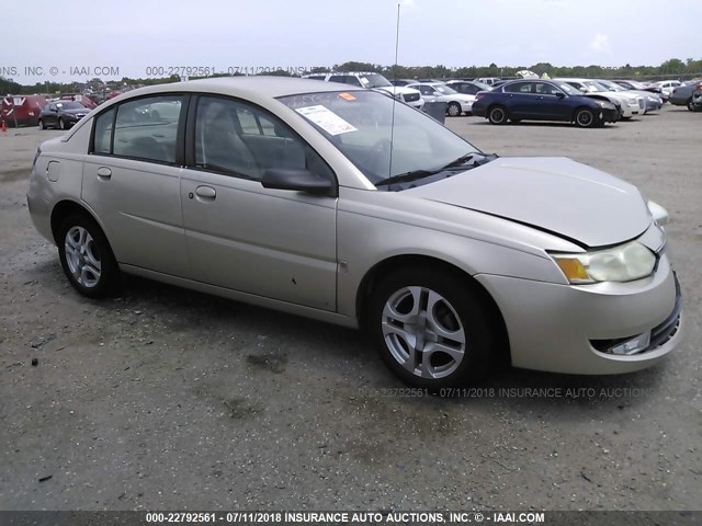 1G8AL52F24Z127483 - 2004 SATURN ION LEVEL 3 GOLD photo 1