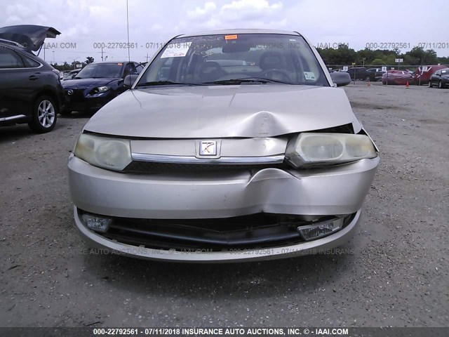 1G8AL52F24Z127483 - 2004 SATURN ION LEVEL 3 GOLD photo 6