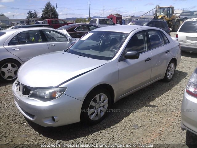 JF1GE61678G529170 - 2008 SUBARU IMPREZA 2.5I SILVER photo 2