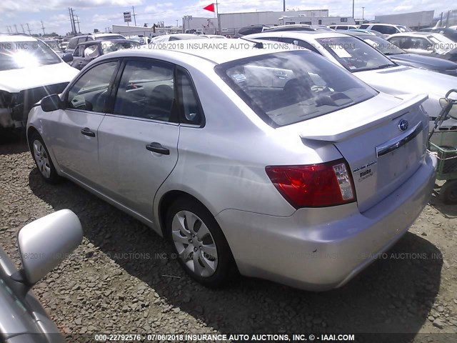 JF1GE61678G529170 - 2008 SUBARU IMPREZA 2.5I SILVER photo 3