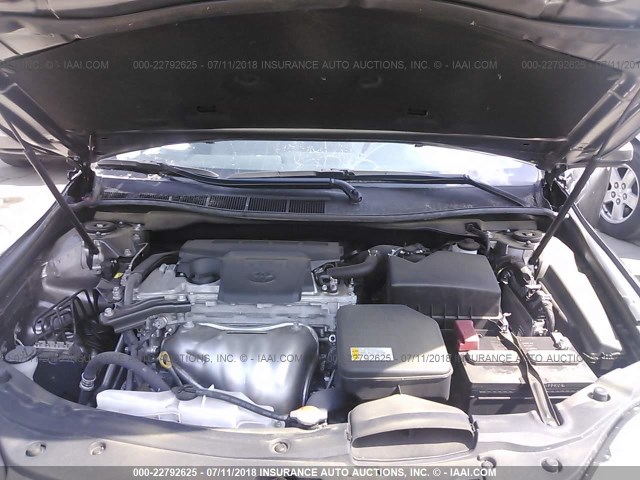 4T1BF1FK8GU133187 - 2016 TOYOTA CAMRY LE/XLE/SE/XSE GRAY photo 10