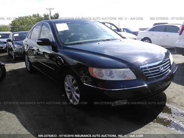 KMHFC46F77A194773 - 2007 HYUNDAI AZERA SE/LIMITED BLACK photo 1