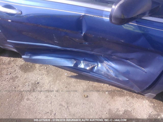 1C3BC6EV1AN170481 - 2010 CHRYSLER SEBRING LIMITED BLUE photo 6