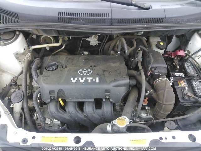 JTKKT624360157395 - 2006 TOYOTA SCION XA WHITE photo 10