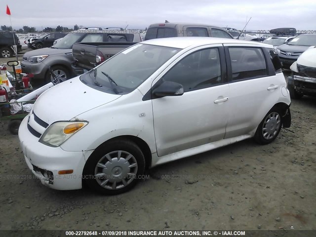 JTKKT624360157395 - 2006 TOYOTA SCION XA WHITE photo 2