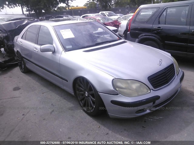 WDBNG75J41A209487 - 2001 MERCEDES-BENZ S 500 SILVER photo 1