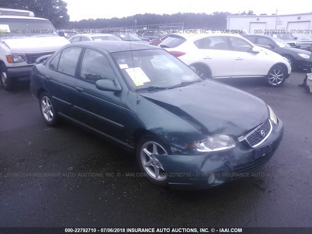 3N1BB51D01L115576 - 2001 NISSAN SENTRA SE GREEN photo 1