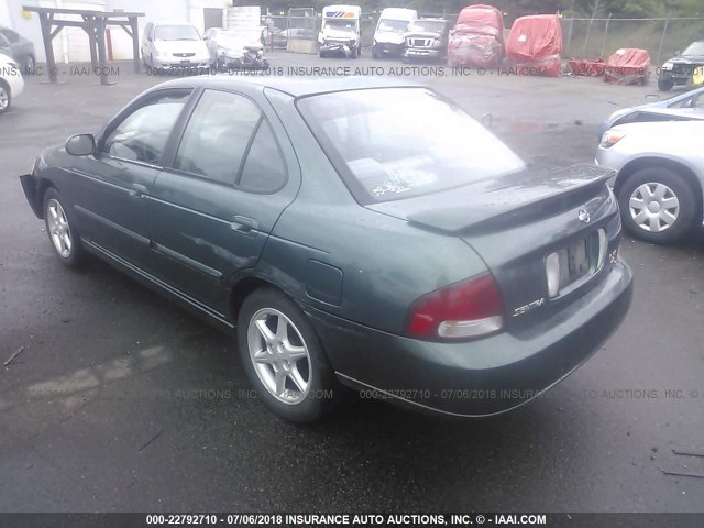 3N1BB51D01L115576 - 2001 NISSAN SENTRA SE GREEN photo 3