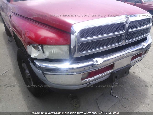 1B7HF13Y9VJ570962 - 1997 DODGE RAM 1500 RED photo 6