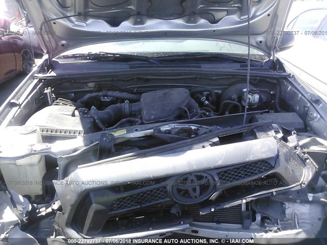 5TFTX4CN1FX057993 - 2015 TOYOTA TACOMA ACCESS CAB Silber Foto 10