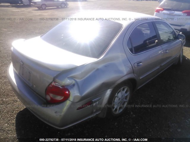 JN1CA31D1YT539642 - 2000 NISSAN MAXIMA GLE/GXE/SE TAN photo 4